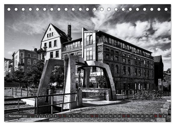 Produktbild: Ein Blick auf die Hansestadt Rostock (Tischkalender 2026 DIN A5 quer), CALVENDO Monatskalender