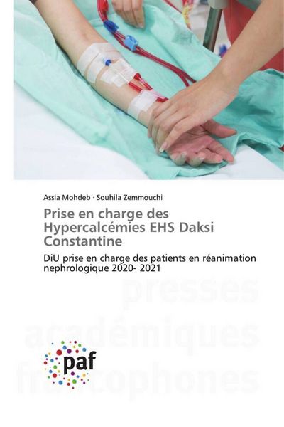 Produktbild: Prise en charge des Hypercalc&eacute;mies EHS Daksi Constantine