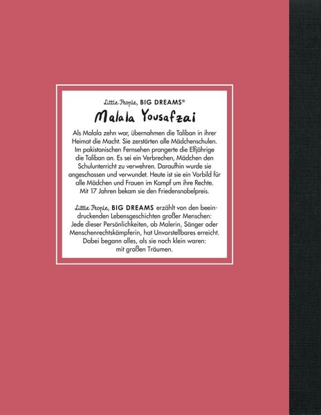 Produktbild: Malala Yousafzai &ndash; Little People, BIG DREAMS (Deutsche Ausgabe)