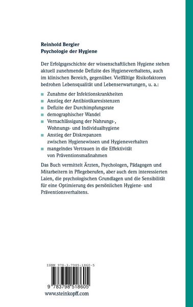 Produktbild: Psychologie der Hygiene