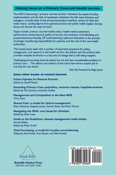 Produktbild: Making Sense of a Primary Care-Led Health Service
