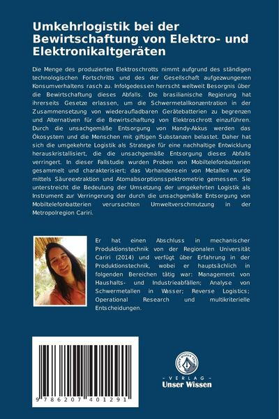 Produktbild: Umkehrlogistik bei der Bewirtschaftung von Elektro- und Elektronikaltger&auml;ten
