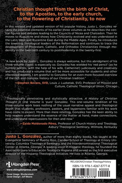 Produktbild: A History of Christian Thought in One Volume