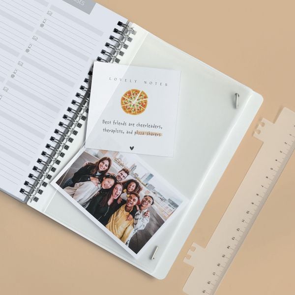 Produktbild: BRUNNEN Schülerkalender (2025/2026) "Grey Marble", 2 Seiten = 1 Woche, A5, 208 Seiten, PP-Umschlag, grau