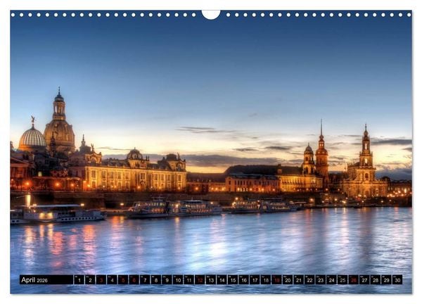 Produktbild: Dresden Die Perle an der Elbe (Wandkalender 2026 DIN A3 quer), CALVENDO Monatskalender