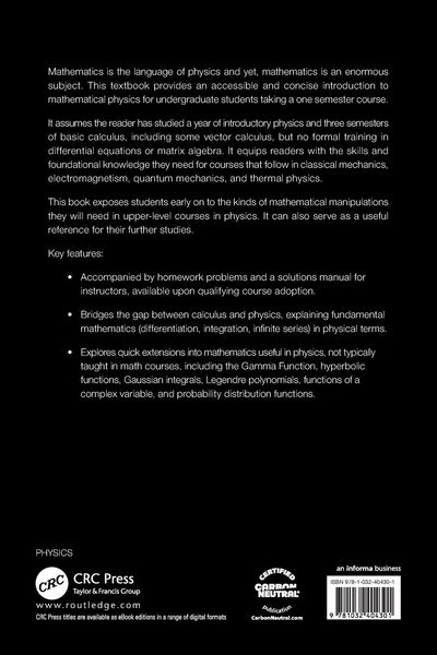 Produktbild: A Short Introduction to Mathematical Concepts in Physics