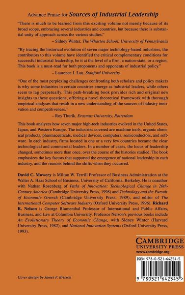 Produktbild: Sources of Industrial Leadership