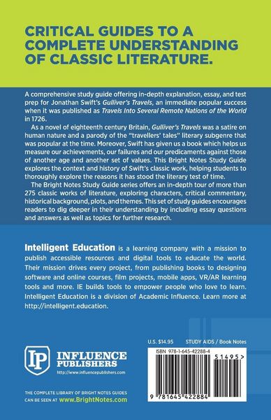 Produktbild: Study Guide to Gulliver's Travels by Jonathan Swift