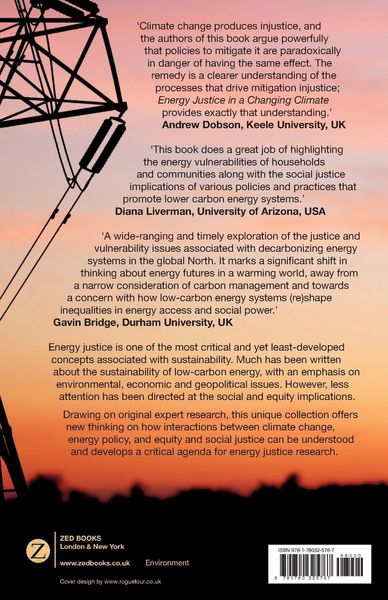 Produktbild: Energy Justice in a Changing Climate