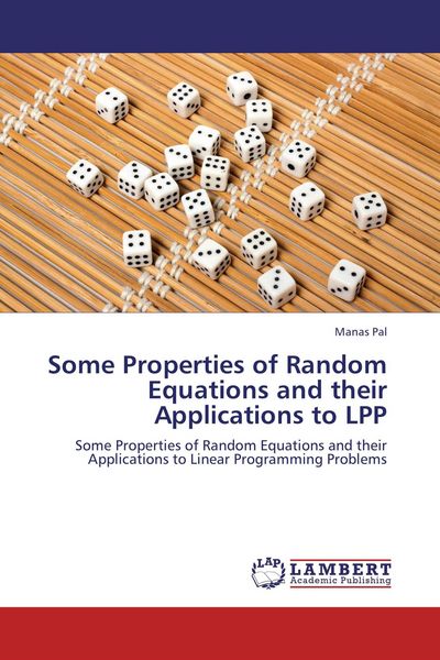 Produktbild: Some Properties of Random Equations and their Applications to LPP