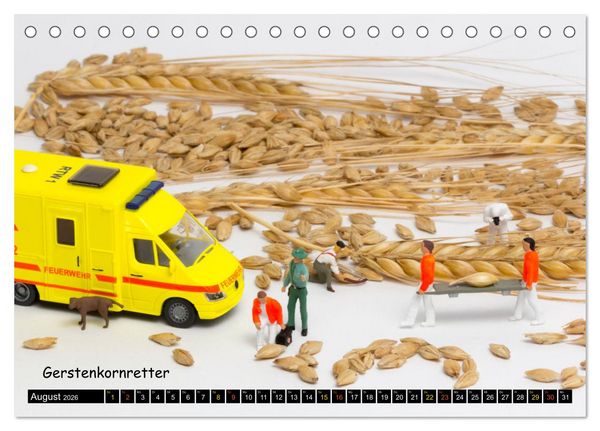 Produktbild: Brokkolif&auml;ller ... und andere Mini-Welten (Tischkalender 2026 DIN A5 quer), CALVENDO Monatskalender