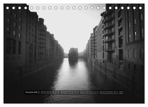 Produktbild: Hamburg perspective 2026 (Tischkalender 2026 DIN A5 quer), CALVENDO Monatskalender