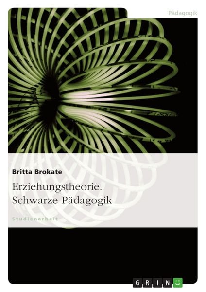 Produktbild: Erziehungstheorie. Schwarze P&auml;dagogik