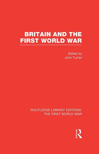 Produktbild: Britain and the First World War (RLE The First World War)
