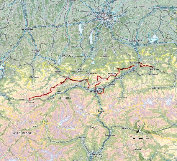 Produktbild: Trekking Austria's Adlerweg