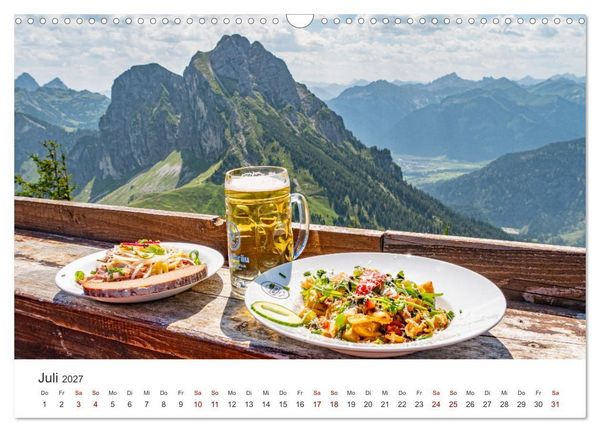Produktbild: Naturwunder Berge (Wandkalender 2027 DIN A3 quer), CALVENDO Monatskalender