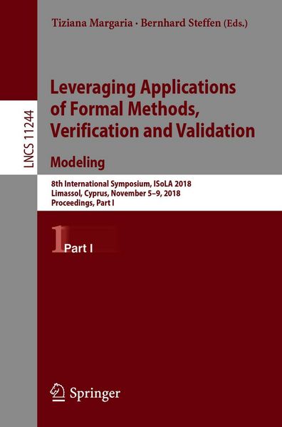 Produktbild: Leveraging Applications of Formal Methods, Verification and Validation. Modeling