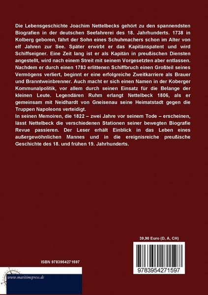 Produktbild: Joachim Nettelbecks wundersame Lebensgeschichte