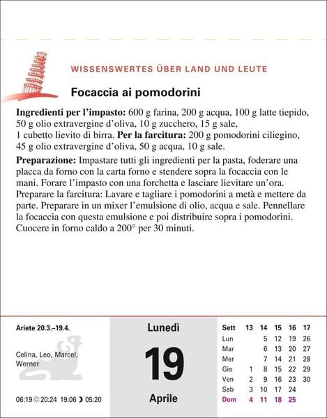 Produktbild: Italienisch Sprachkalender 2027 - Italienisch lernen leicht gemacht - Tagesabrei&szlig;kalender
