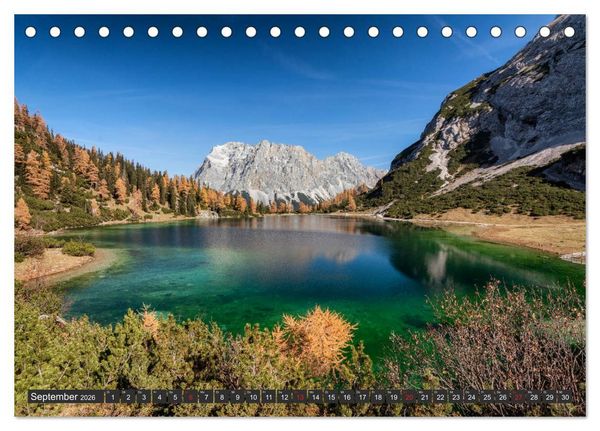 Produktbild: Tiroler Bergseen (Tischkalender 2026 DIN A5 quer), CALVENDO Monatskalender