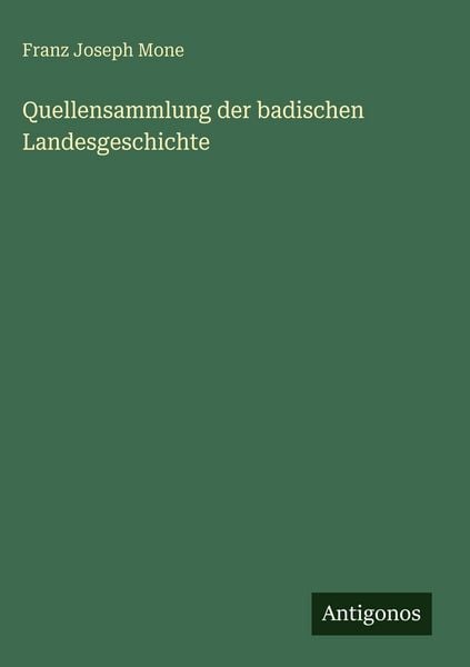 Produktbild: Quellensammlung der badischen Landesgeschichte