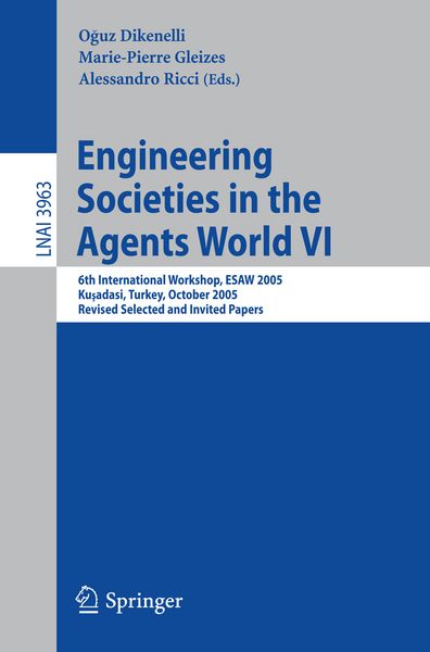 Produktbild: Engineering Societies in the Agents World VI