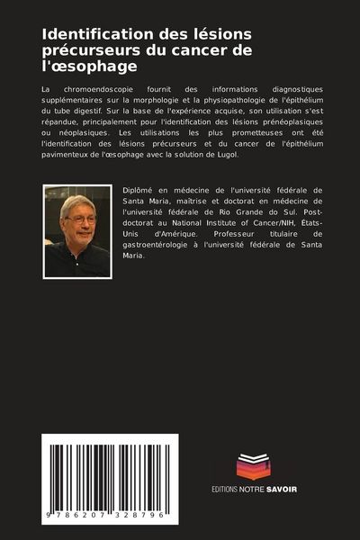 Produktbild: Identification des l&eacute;sions pr&eacute;curseurs du cancer de l'&iquest;sophage