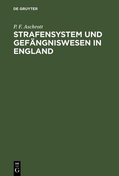 Produktbild: Strafensystem und Gef&auml;ngniswesen in England