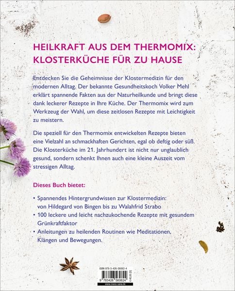 Produktbild: Gesunde Klosterk&uuml;che f&uuml;r den Thermomix