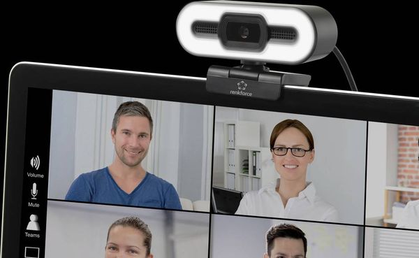 Renkforce RF-WC-200 Webcam 2592 x 1944 Pixel Klemm-Halterung