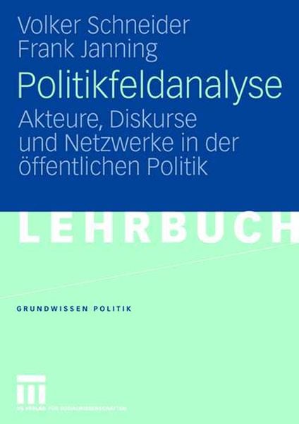 Produktbild: Politikfeldanalyse
