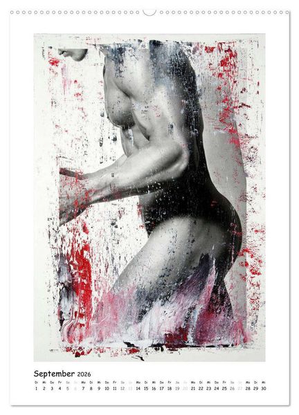 Produktbild: Overpainted ... M&auml;nner (Wandkalender 2026 DIN A2 hoch), CALVENDO Monatskalender