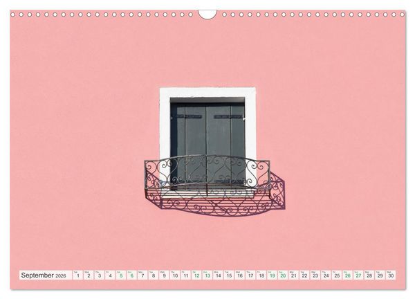 Produktbild: Burano and Minimalism (Wall Calendar 2026 DIN A3 landscape), CALVENDO 12 Month Wall Calendar