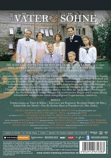 Produktbild: V&auml;ter und S&ouml;hne - Eine deutsche Trag&ouml;die - Grosse Geschichten 27 [4 DVDs]