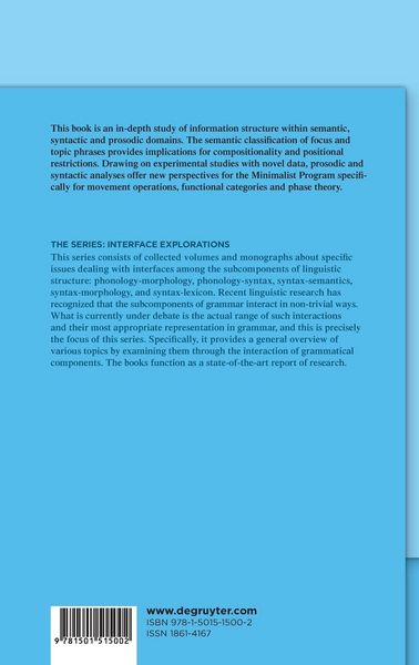 Produktbild: Information Structure Within Interfaces