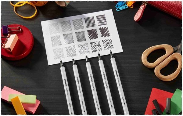 Produktbild: STABILO Filzstift & Fineliner Multi-Liner-Set - Creative Tips - ARTY, 30er Metalletui - CLASSIC