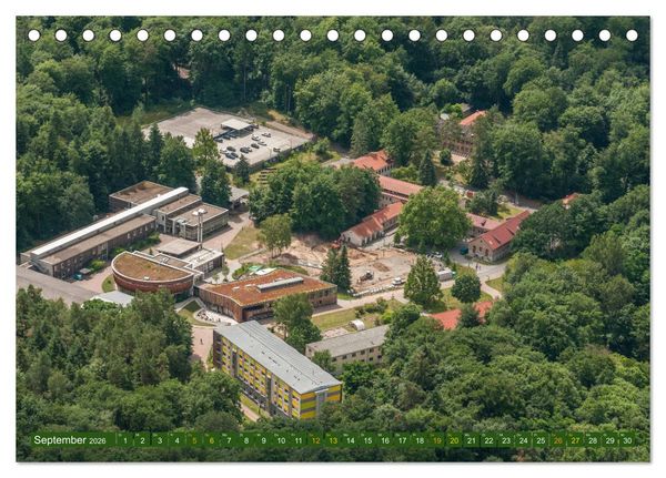 Produktbild: Eberswalde in Luftbildern (Tischkalender 2026 DIN A5 quer), CALVENDO Monatskalender