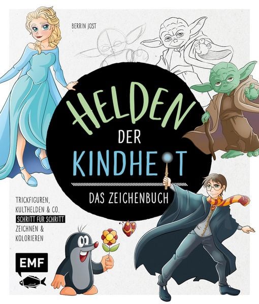 Produktbild: Helden der Kindheit - Das Zeichenbuch