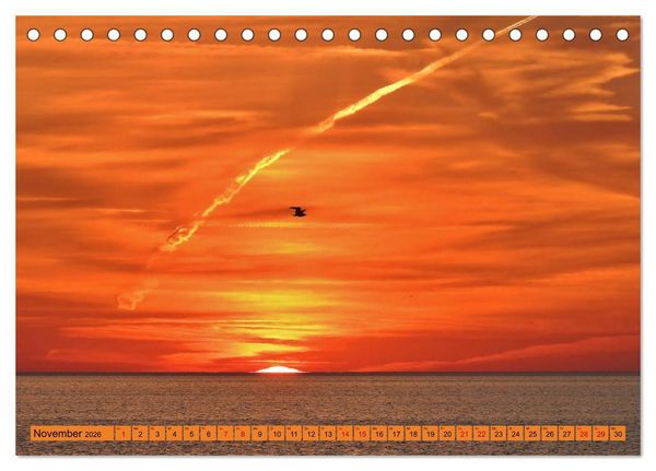 Produktbild: Eckernf&ouml;rde. Eichh&ouml;rnchen im Wappen - das Meer vor der T&uuml;r (Tischkalender 2026 DIN A5 quer), CALVENDO Monatskalender