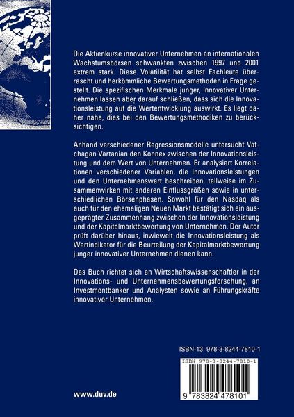 Produktbild: Innovationsleistung und Unternehmenswert