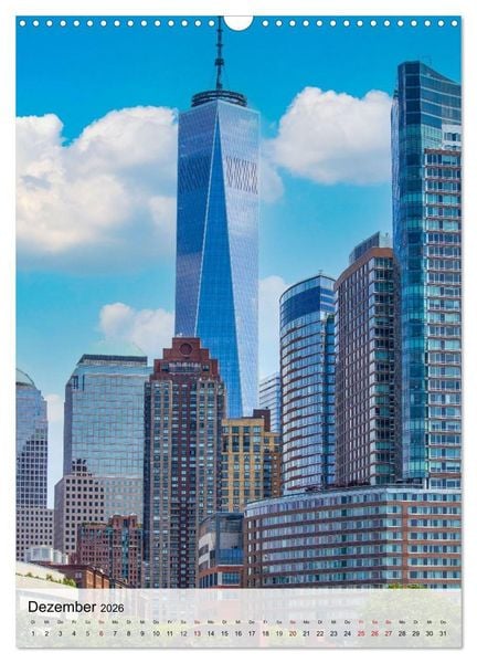 Produktbild: New York - Einblicke & Aussichten (Wandkalender 2026 DIN A3 hoch), CALVENDO Monatskalender