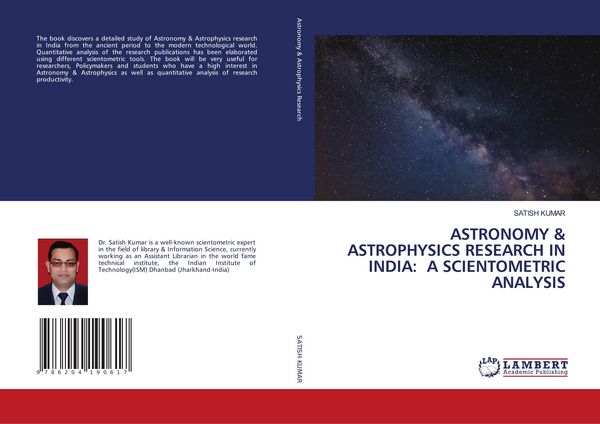Produktbild: Astronomy & Astrophysics Research in India: a Scientometric Analysis
