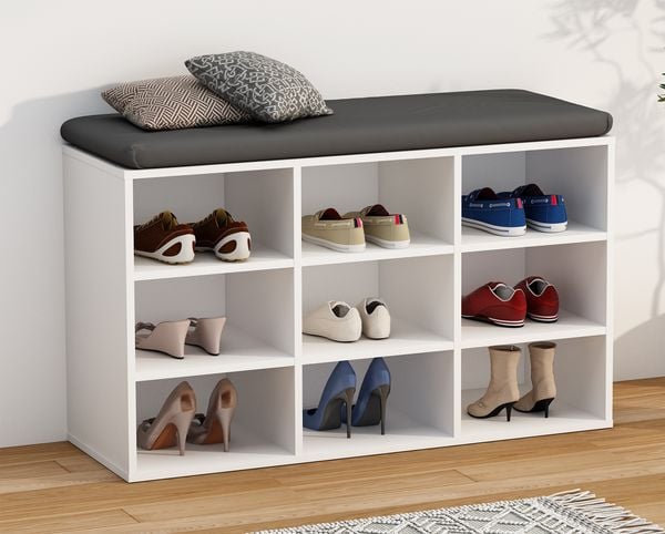 Produktbild: Holz Regal Schuhschrank Schuhregal Hinsol XS