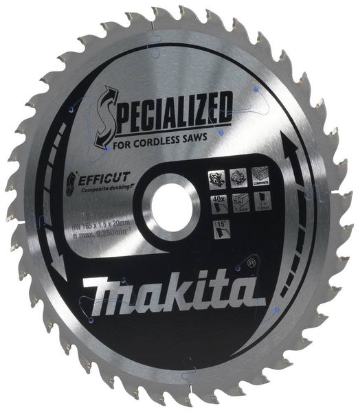 Produktbild: Makita Specialized EFFICUT - Kreiss&auml;geblatt - f&uuml;r Holz, Metall, faserverst&auml;rkte Kunststoffe