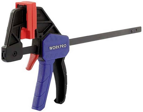 Produktbild: WorkPro WP232034 Einhandzwinge Produktabmessung, L&auml;nge: 100mm
