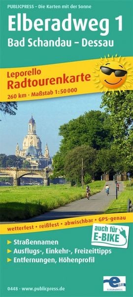 Produktbild: Elberadweg 1, Bad Schandau - Dessau 1 : 50 000