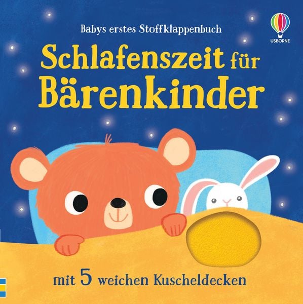 Produktbild: Babys erstes Stoffklappenbuch: Schlafenszeit f&uuml;r B&auml;renkinder