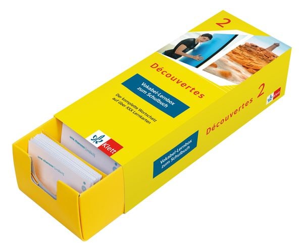 Découvertes 2 (ab 2020) - Vokabel-Lernbox zum Schulbuch, Taschenbuch von , Klett Lerntraining bei PONS Langenscheidt GmbH, 978-3-12-924066-3