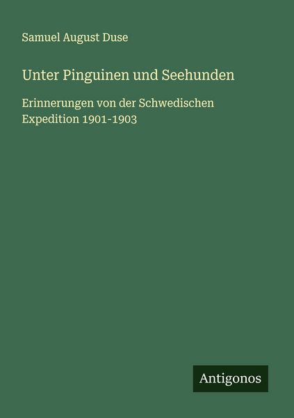Produktbild: Unter Pinguinen und Seehunden