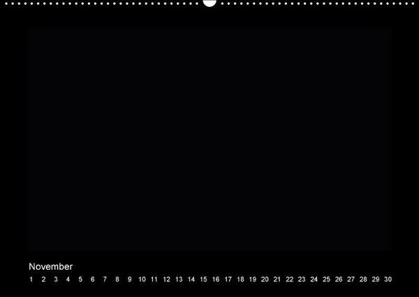 Produktbild: Geburtstags - Bastelkalender - Schwarz (Wandkalender immerw&auml;hrend DIN A2 quer)